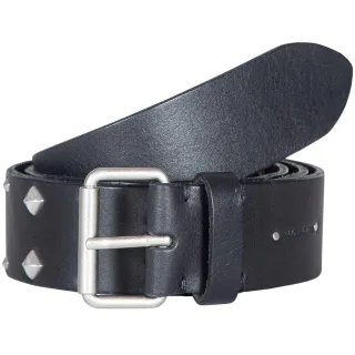 AllSaints - Gürtel, Mit Stollen, Leder (Schwarz)