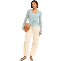 Love & Roses V-Shirt Love & Roses Strickjacke mit V-Ausschnitt (1-tlg)