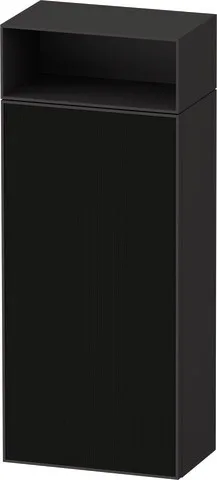 Duravit Zencha Halbhochschrank Graphit & Schwarz Linienstruktur n/a & Supermatt 400x240x961 mm - ZE1 ZE1351R63800000