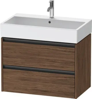 Duravit Ketho.2 Waschtischunterbau wandhängend Nussbaum dunkel Matt 784x460x549 mm - K25277021210000 K25277021210000