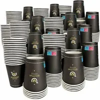 Intertan -1922- Coffee-to-go-Becher 400 Kaffeebecher To Go Pappe GOLD GOURMET 240ml, 400-tlg.