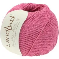LANA GROSSA LANDLUST SOMMERSEIDE Häkelwolle, 170 m (leichtes Sommergarn aus Baumwolle und Seide), 50 g
