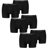 PUMA BODYWEAR Boxershorts Everyday Comfort Cotton Stretch (Mehrpack) ohne Eingriff, Logo-Bund im 6er Pack