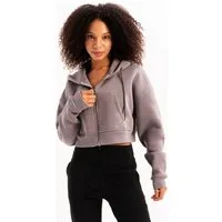 JUSTEVER Kapuzensweatjacke Crop Hoodie Damen-Sweatshirt