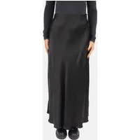 Seasons of April A-Linien-Rock LILLY SATIN Damen Satin Midi Rock One-Size