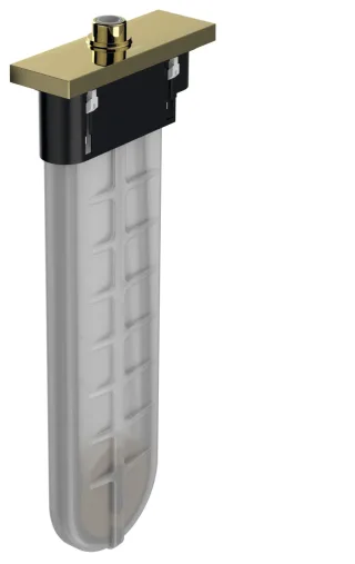 Hansgrohe Wannenrandset sBox square Polished Gold-Optik , 28010990 28010990