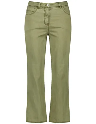 GERRY WEBER Collection - Jeans 7/8 grün - Gr. - 46