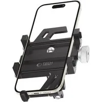 TECH PROTECT Handy-Halterung V1, (bis 7 Zoll, 1 x Fahrradhalterung Tech-Protect V1, Vollmetall-Fahrradhalterung mit 360° Drehgelenk)