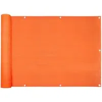 Floordirekt Balkonsichtschutz 90x500 cm, Balkon Sichtschutz mit wetterfestem HDPE-Stoff (Packung, 1-St) Balkonverkleidung für UV-, Wind- & Sichtschutz - creme/beige