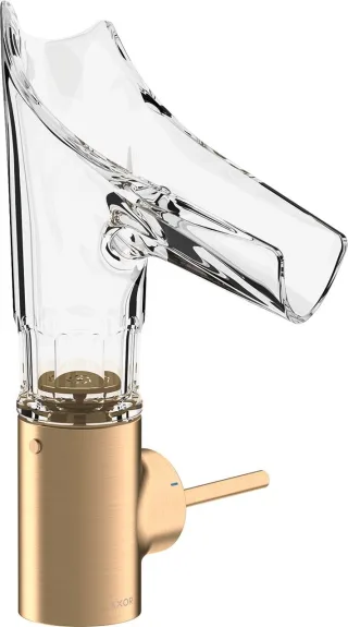 Hansgrohe Waschtischarmatur Axor Starck V Brushed Bronze Facettenschl. 12123140