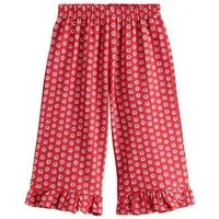 Next Palazzohose Hose mit weitem Bein und Rüschen (1-tlg)