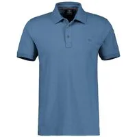 LERROS Poloshirt Herren Poloshirt in gewaschener Optik