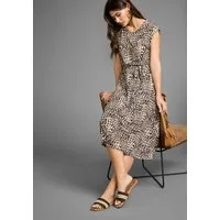 Laura Scott Sommerkleid knieumspielende Länge, aus Jersey-Material, gemustert