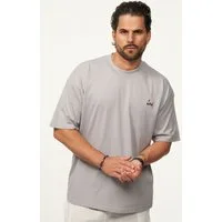 SOULSTAR T-Shirt mit Stickerei Herren Oversize-Fit Kurzarm Shirt mit Rundhals-Ausschnitt