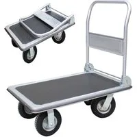 TRUTZHOLM Transportwagen Plattformwagen 300 kg luftbereift Handwagen Transportkarre