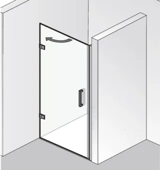 HSK Atelier Plan Pur AP.201 Drehtür Nische AP.201