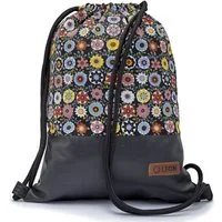 By Bers Turnbeutel Leon By Bers Turnbeutel Beutelrucksack Freizeitrucksack (Tagesrucksack für Strand Sport Festival Freizeit Alltag Einkauf aus Baumwolle Innentasche Schlüsselband), hohe Nachhaltigkeit durch aufwendige Handarbeit mit bester Baumwolle