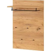 GERMANIA Garderobenpaneel Fremont, 75x110x30 cm,mit Ablageboden, Kleiderstange und -haken,Made in Germany