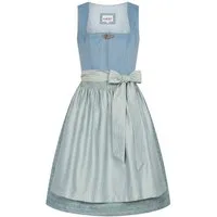 Nübler Dirndl Mini Dirndl Ganja in Rauchblau von Nübler - Rocklänge 60 cm