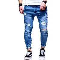 behype Slim-fit-Jeans Dino mit tollen Used-Elementen