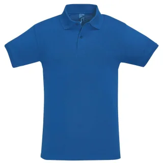 SOLS Herren Perfect Pique Kurzarm-Poloshirt (Königsblau)
