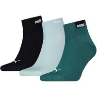 PUMA Kurzsocken PUMA UNISEX LOGO QUARTER (3-Paar)