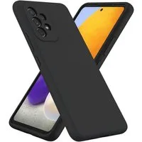 MSM Smartphone-Hülle Hülle für Samsung Galaxy A33 5G Schwarz Matt Silikon