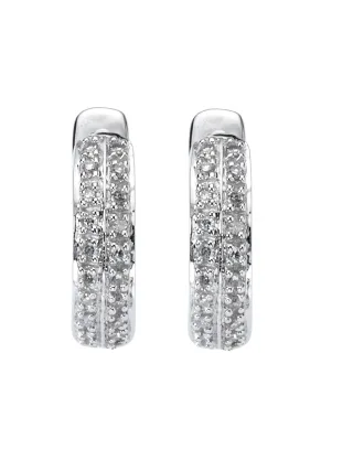 Diamonds by Ellen K. Ohrringe Gold 585 mit 40x Brillant zus. 0,10ct.
