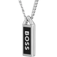 BOSS Kette mit Anhänger KASSY EMBLEM, mit Emaille