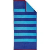 Dyckhoff Strandtuch Aquarius, Frottiervelours (1-St), eine Seite Velours, eine Seite Frottier