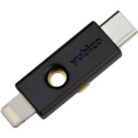 Yubico Laptopschloss Yubico YubiKey 5Ci – USB-C & Lightning Hardware-Sicherheitskey, Wasserfest, integrierter NFC-Chip, ECC-256, FIDO 2, FIDO, OATH