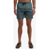 Superdry Badeshorts PRINTED LOGO 16 SWIM SHORT modische Passform, unifarbenes Design, aus Polyester, pflegeleicht