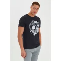 Blend Rundhalsshirt BHPerry (1-tlg) Kurzarmshirt mit Frontprint