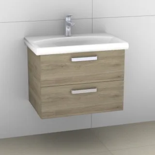 Artiqua 412 Waschtischunterschrank für Daylight K0726, Sanremo Eiche quer NB, 412-WU2L-I04-7144-428 412-WU2L-I04-7144-428