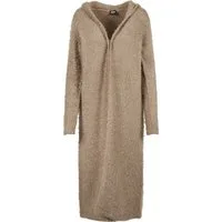 URBAN CLASSICS Cardigan Urban Classics Damen Ladies Hooded Feather Cardigan (1-tlg)