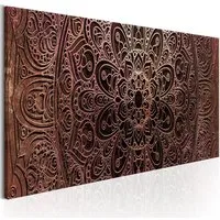 Artgeist Wandbild Mandala: Amber Silence