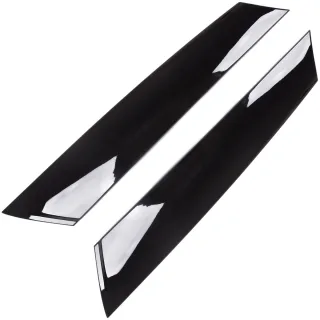 A-Säule Leiste Abdeckung LINKS + RECHTS in Schwarz Glanz 51137272583 + 51137272584 für Mini R55 R56 R57