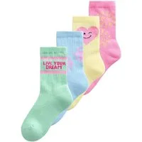 Next Kurzsocken Socken mit gepolsterter Sohle Baumwolle, 4er-Pack (4-Paar)