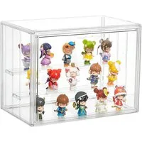 Refined Living Organizer Schaukasten Vitrine mit Magnetischer Display Box Groß Würfel 3 Etagen (Transparenter Ständer Staubdichter Schutz Klarsicht Aufbewahrungsbox, 1 St., Make-Up Organizer, Schminktisch Organizer Geschenke für Männer Frauen), Für A