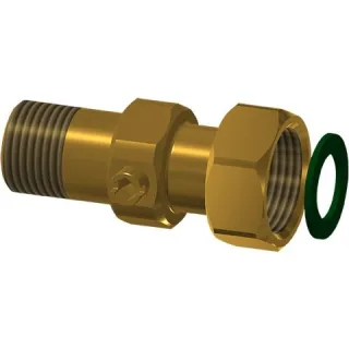 KWC Aquarotter Wassermengenregulierung, DN15, G1/2AxG3/4, absperrbar, 2030066760, 2030066760 2030066760
