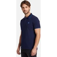 U.S. Polo Assn. Poloshirt USKayle – Classic Fit kurzarm mit Logo-Stickerei Mit Flachstrick-Kragen, Knopfleiste und elastischer Baumwollmischung