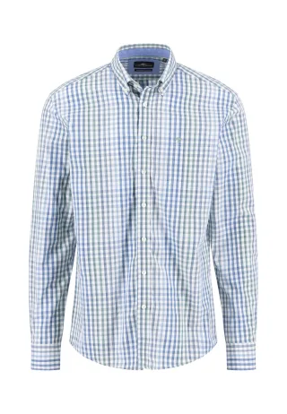 FYNCH-HATTON - Poplin Check, B.D., 1/1 fern - Gr. - XXL