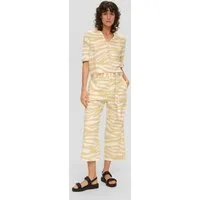 s.Oliver Culotte Hose Culotte aus Leinenmix