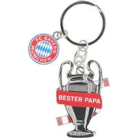 FC Bayern München Schlüsselanhänger FC Bayern München Schlüsselanhänger Bester Papa Silber I Fußball