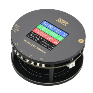 25W Wireless Charging Tester 1.54 Inch LCD Color Display Voltage Current Power Meter Multi-Protocol OTA Upgrade Magnetic