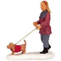 LeMax Weihnachtsdorf Spaziergang mit Hund / Strolling with Pooch 22568