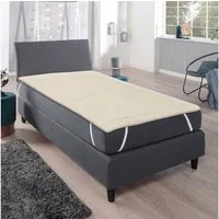Matratzenschoner Wende Auflage 2-seitig Bestlivings, Sommer- & Winterseite, Sherpa Fleece, 60°C waschbar, trocknergeeignet