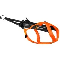 Non-stop dogwear Hunde-Powergeschirr FREEMOTION HARNESS 5.0, verstellbares Hundezuggeschirr black/orange