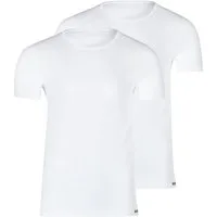 Skiny Unterhemd 2er Pack Unterhemd / Shirt Kurzarm (Spar-Set, 2-St) Unterhemd / Shirt Kurzarm - Baumwolle