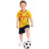Fashion Boy Fußballtrikot Fußball Fan Set Spanien, Spain, Trikot + Shorts, JS177e (Set)